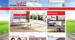 Desktop Screenshot of holz-peter.de